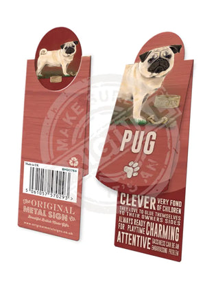 Magnetic Bookmarks - Pug Bookmark