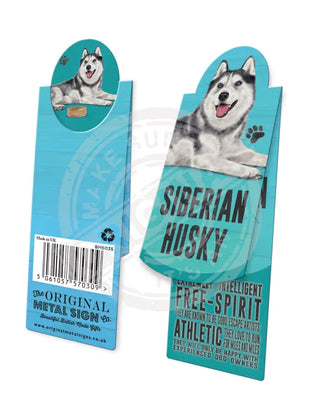 Magnetic Bookmarks - Siberian Husky Bookmark