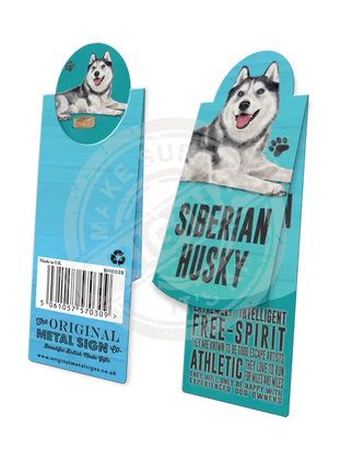 Magnetic Bookmarks - Siberian Husky Bookmark