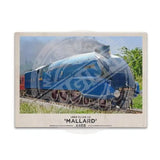 Mallard Steam Locomotive Fridge Magnet Metal Signs