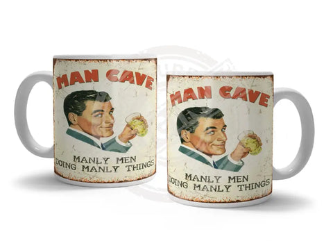 Man Cave. Manly men doing manly things.