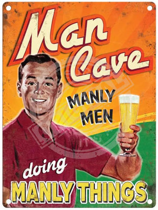 Man Cave Metal Signs