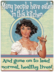 Many People Metal Signs