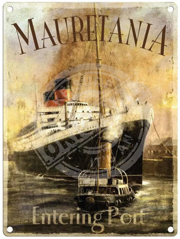 Mauretania Metal Signs