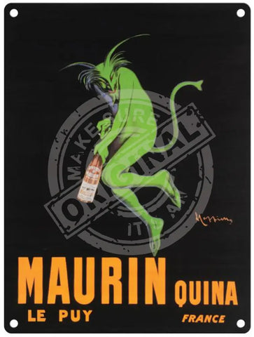 Maurin Quina Metal Signs