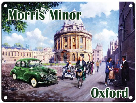 Morris Minor - Oxford metal sign