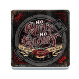 No Guts No Glory No Legend No Story melamine coaster