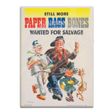 Paper Rags Bones Fridge Magnet Metal Signs