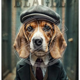 PEAKY PAWS CLUB - Beagle Fridge Magnet Metal Signs