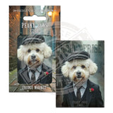 PEAKY PAWS CLUB - Bichon Frise Fridge Magnet Metal Signs