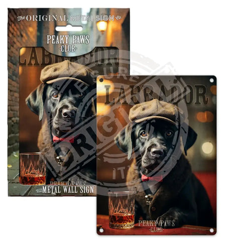 PEAKY PAWS CLUB - Black Labrador