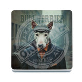 PEAKY PAWS CLUB - Bull Terrier Melamine Coaster Metal Signs