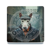 PEAKY PAWS CLUB - Bull Terrier Melamine Coaster Metal Signs