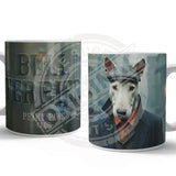PEAKY PAWS CLUB - Bull Terrier Mug Metal Signs