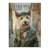 PEAKY PAWS CLUB - Cairn Terrier Fridge Magnet Metal Signs
