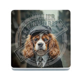PEAKY PAWS CLUB - Cav King Charles Melamine Coaster Metal Signs