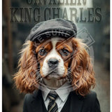 Peaky Paws Club - Cav King Charles Metal Signs