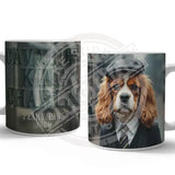 PEAKY PAWS CLUB - Cav King Charles Mug Metal Signs