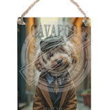 PEAKY PAWS CLUB - Cavapoo Dangler Metal Signs