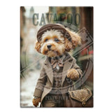 PEAKY PAWS CLUB - Cavapoo Female Fridge Magnet Metal Signs