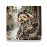 PEAKY PAWS CLUB - Cavapoo Female Melamine Coaster Metal Signs