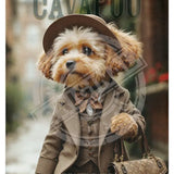 PEAKY PAWS CLUB - Cavapoo Female Mini Metal Sign 15cm x 20cm Metal Signs