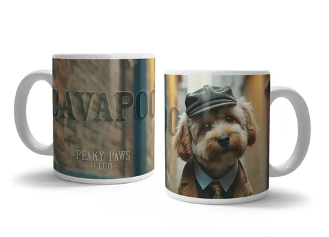 PEAKY PAWS CLUB - Cavapoo Fridge Magnet Metal Signs