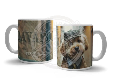 PEAKY PAWS CLUB - Cavapoo Fridge Magnet Metal Signs