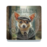 PEAKY PAWS CLUB - Chihuahua Melamine Coaster Metal Signs