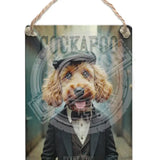 PEAKY PAWS CLUB - Cockapoo Dangler Metal Signs