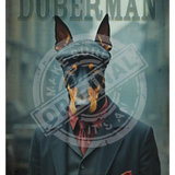 Peaky Paws Club - Doberman Metal Signs