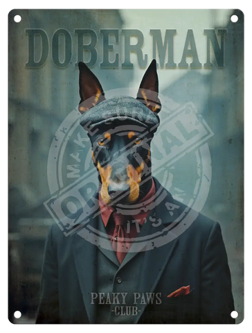 PEAKY PAWS CLUB - Doberman