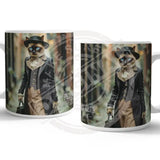 PEAKY PAWS CLUB - FELINE FINE - Siamese Cat Mug Metal Signs