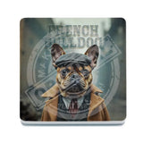 PEAKY PAWS CLUB - French Bulldog Melamine Coaster Metal Signs