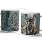PEAKY PAWS CLUB - French Bulldog Mug Metal Signs