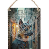 PEAKY PAWS CLUB - German Shepherd Dangler Metal Signs