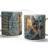 PEAKY PAWS CLUB - German Shepherd Mug Metal Signs