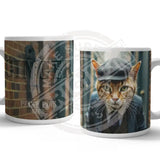 PEAKY PAWS CLUB - Ginger Cat Mug Metal Signs