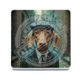 PEAKY PAWS CLUB - Hungarian Vizsla Melamine Coaster Metal Signs