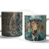 PEAKY PAWS CLUB - Hungarian Vizsla Mug Metal Signs