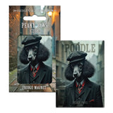 PEAKY PAWS CLUB - Labradoodle Black Fridge Magnet Metal Signs