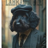 Peaky Paws Club - Labradoodle Black Metal Signs