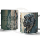 PEAKY PAWS CLUB - Labradoodle Black Mug Metal Signs