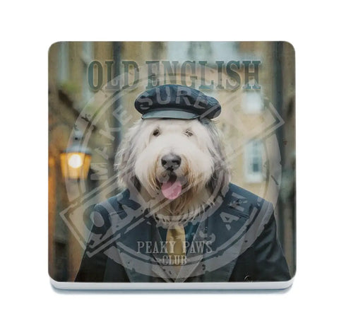 PEAKY PAWS CLUB - Old English Fridge Magnet Metal Signs