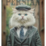 Peaky Paws Club - Persian Cat Metal Signs