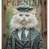 Peaky Paws Club - Persian Cat Metal Signs