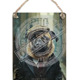 PEAKY PAWS CLUB - Pug Dangler Metal Signs