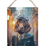 PEAKY PAWS CLUB - Red Setter Dangler Metal Signs