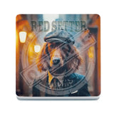 PEAKY PAWS CLUB - Red Setter Melamine Coaster Metal Signs