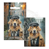 PEAKY PAWS CLUB - Retriever Fridge Magnet Metal Signs